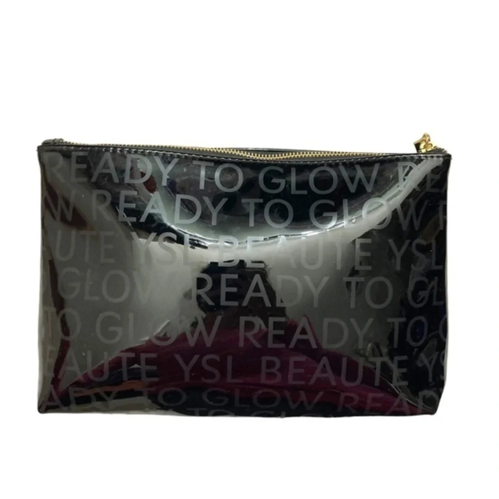 Yves Saint Laurent YSL beaute cosmetic clutch bag zipper pouch